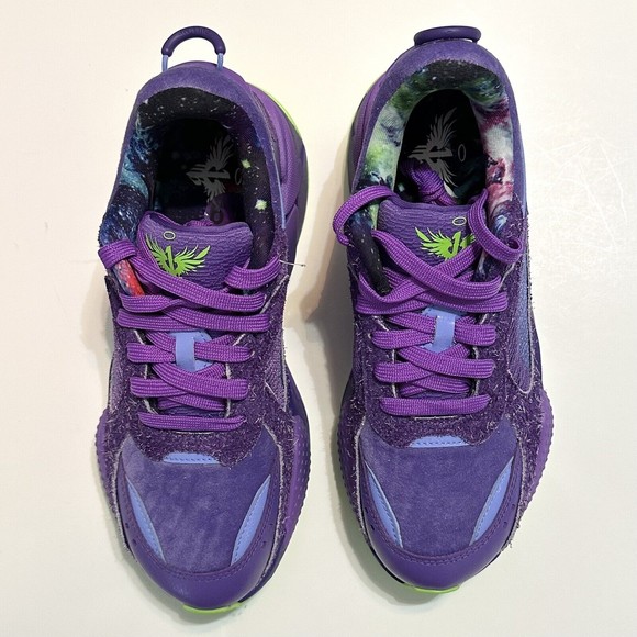 PUMA RS-X LaMelo Galaxy Training Shoes Purple Suede Size 6.5c Women’s Size 8 - Picture 2 of 7